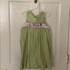 Smocked birthday dress